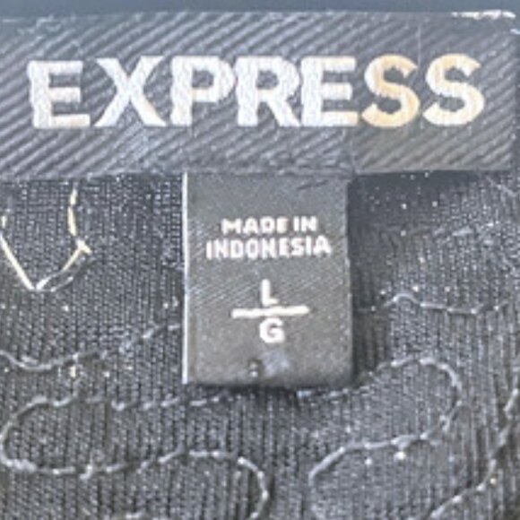 Express Black Sleeveless Sequin Camisole Top - Picture 6 of 6